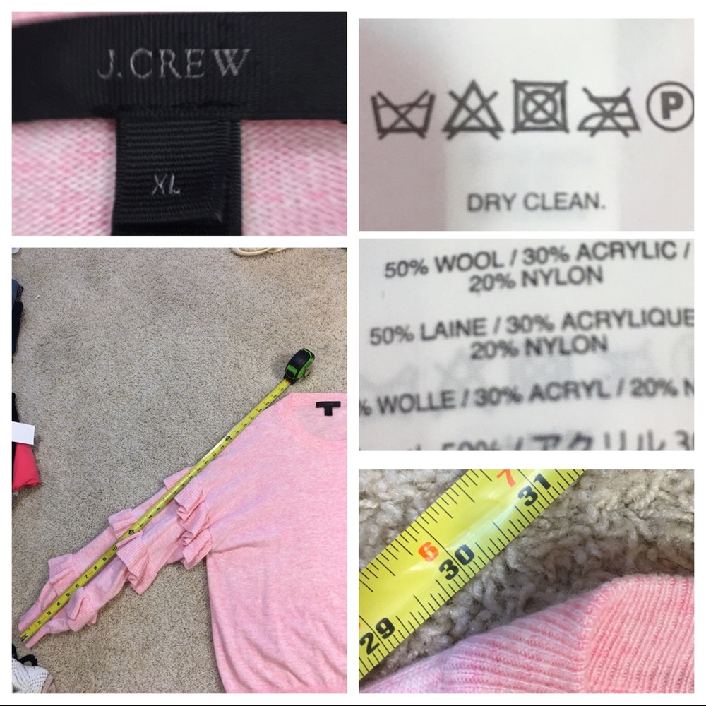 J.Crew Ruffle Sleeve Sweater - Picture 5 of 5